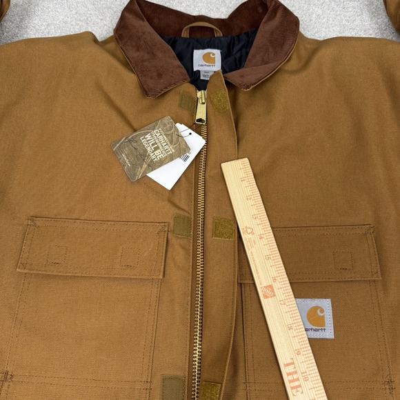 Carhartt Jacket COO3-BRN Brown Size 3XL Quilted Lined Chore Coat Canvas NWT - Picture 8 of 16